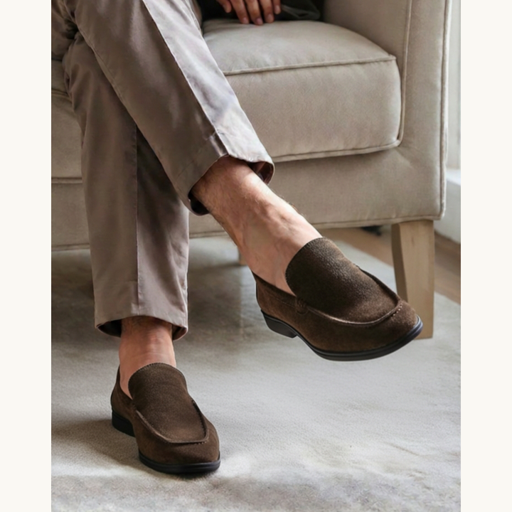 Modena Premium Suede Loafers - Black Soles - product image 1