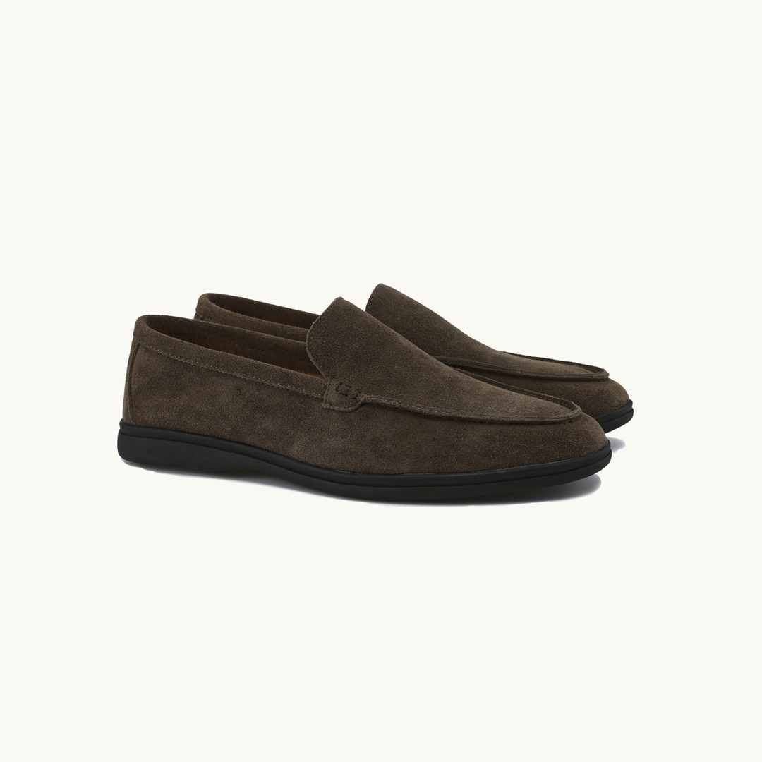 Modena Premium Suede Loafers - Black Soles - product image 2
