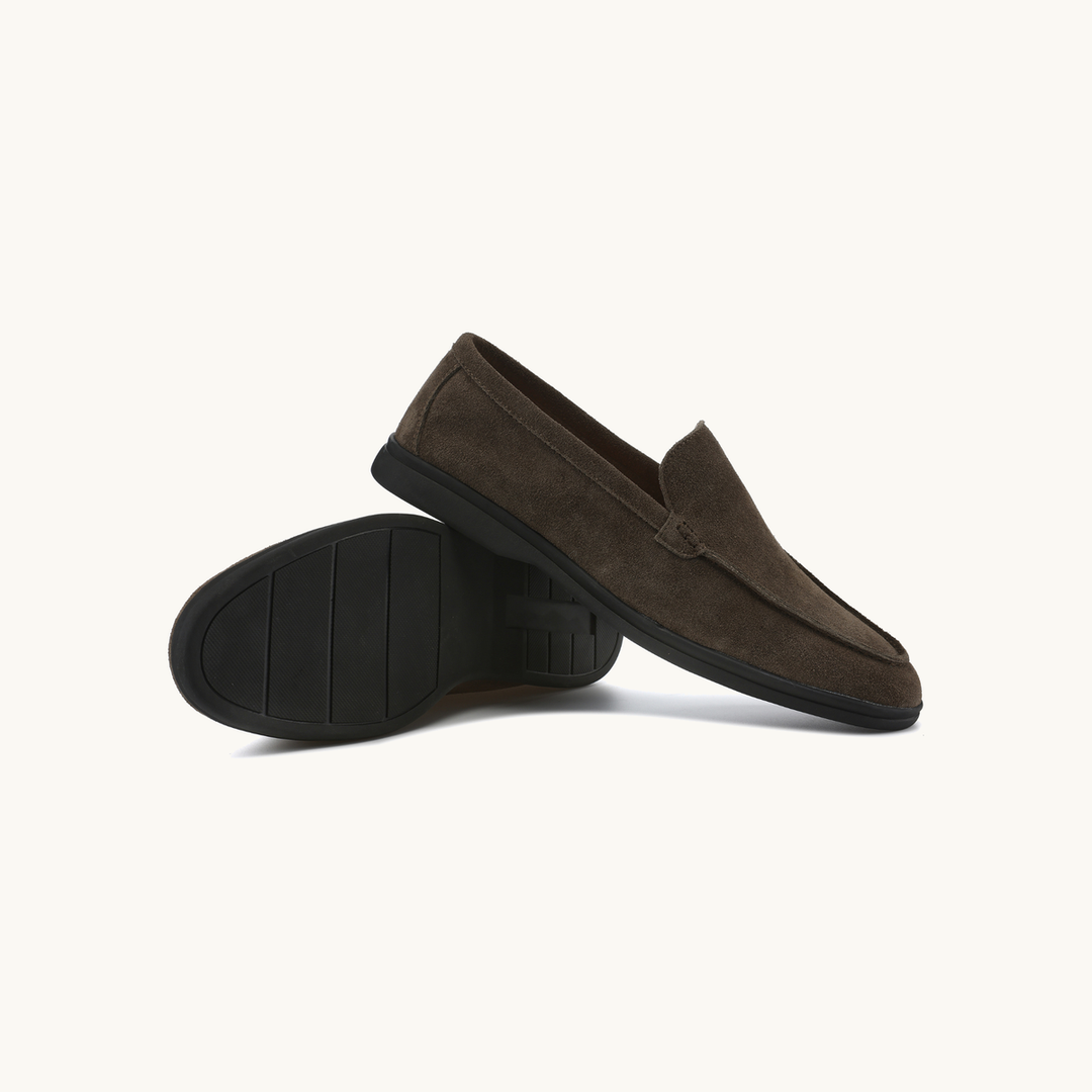 Modena Premium Suede Loafers - Black Soles - product image 4
