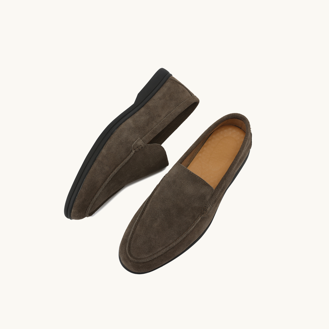 Modena Premium Suede Loafers - Black Soles - product image 5