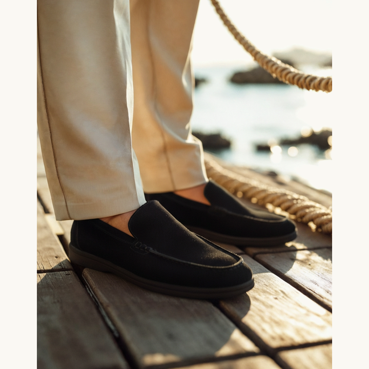 Modena Premium Suede Loafers - Black Soles - product image 10