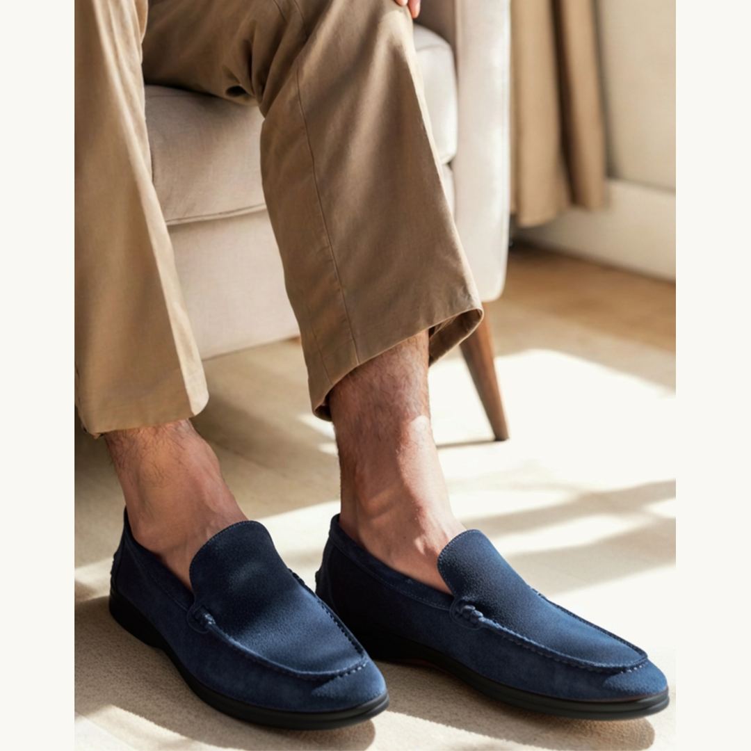 Modena Premium Suede Loafers - Black Soles - product image 12