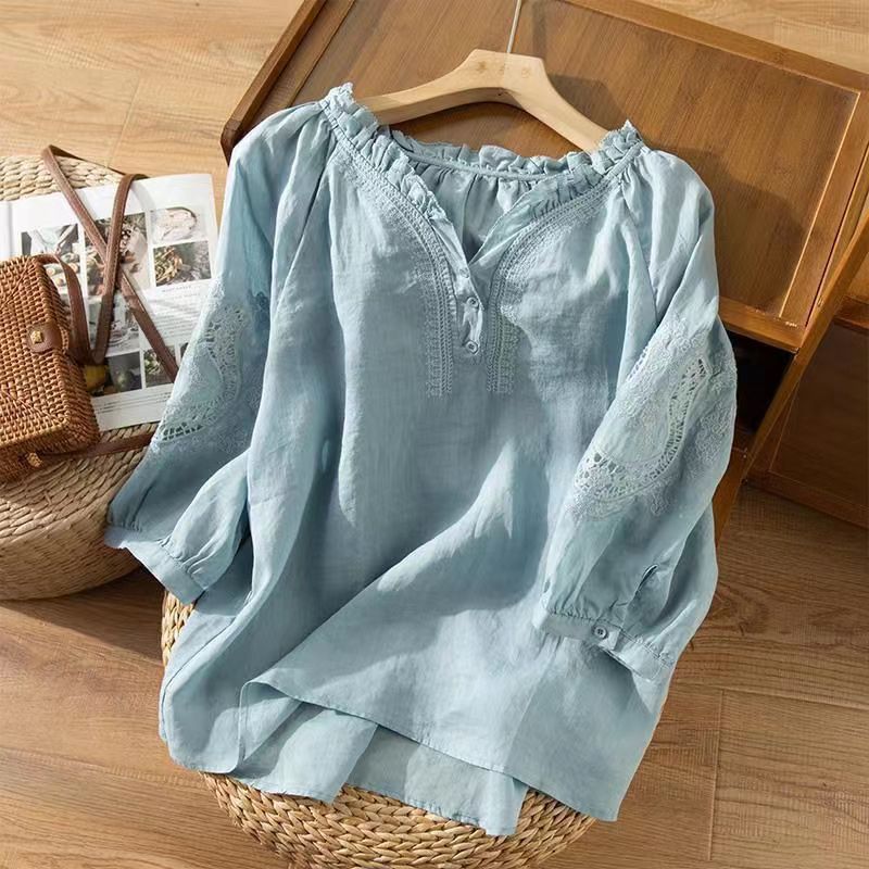 Natalia Linen Blouse product image 1