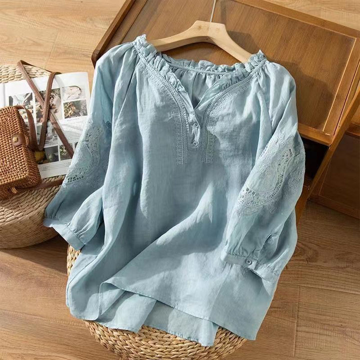 Natalia Linen Blouse product image 1