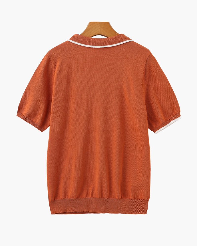 Orsen Contrast-Trim Knit Polo product image 13