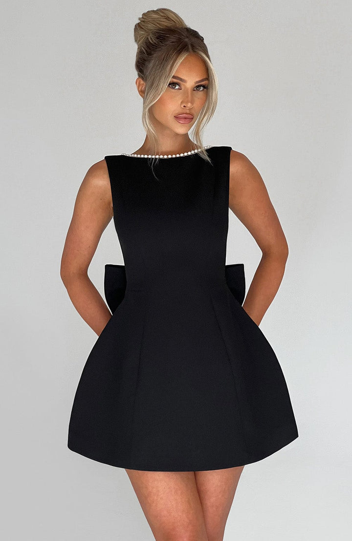 Pearline Bow-Back Mini Dress product image 4
