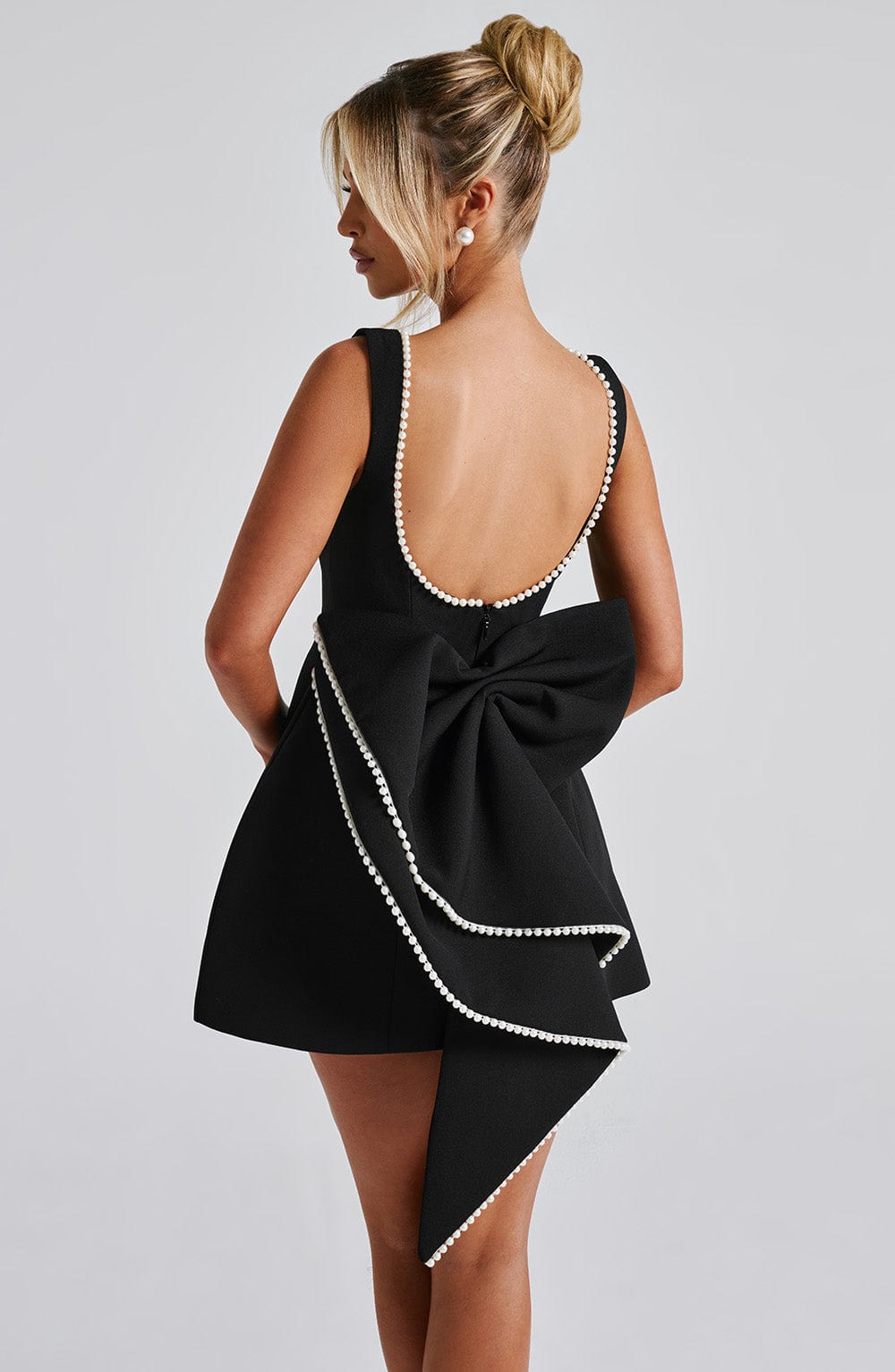 Pearline Bow-Back Mini Dress product image 5