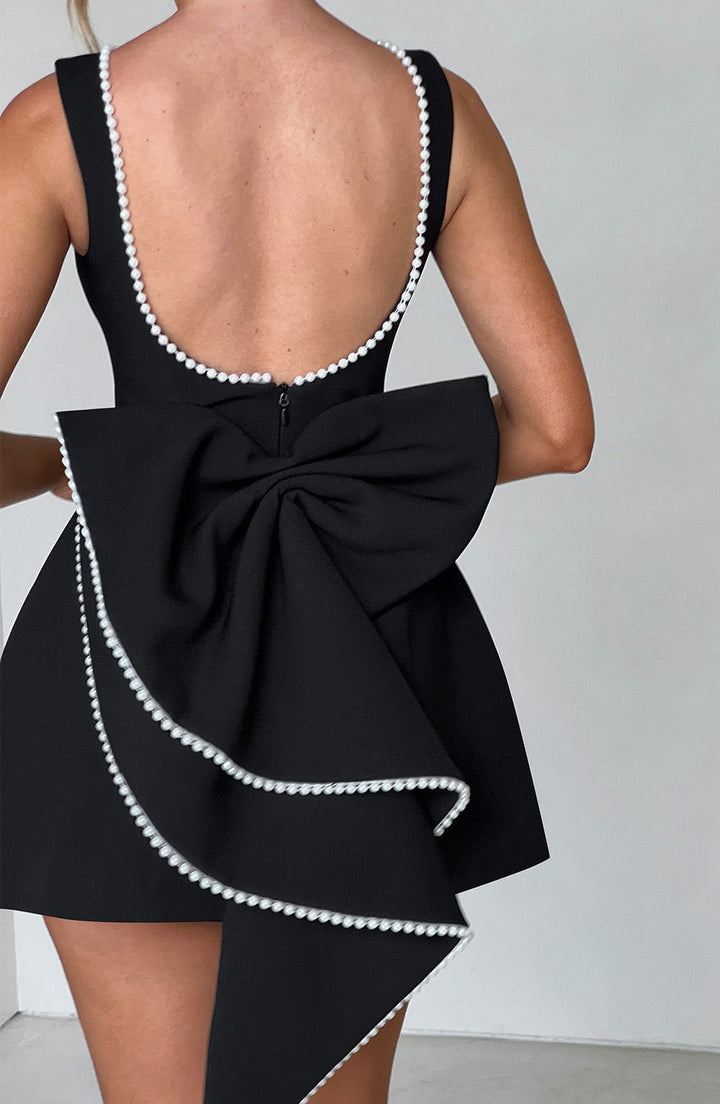 Pearline Bow-Back Mini Dress product image 7