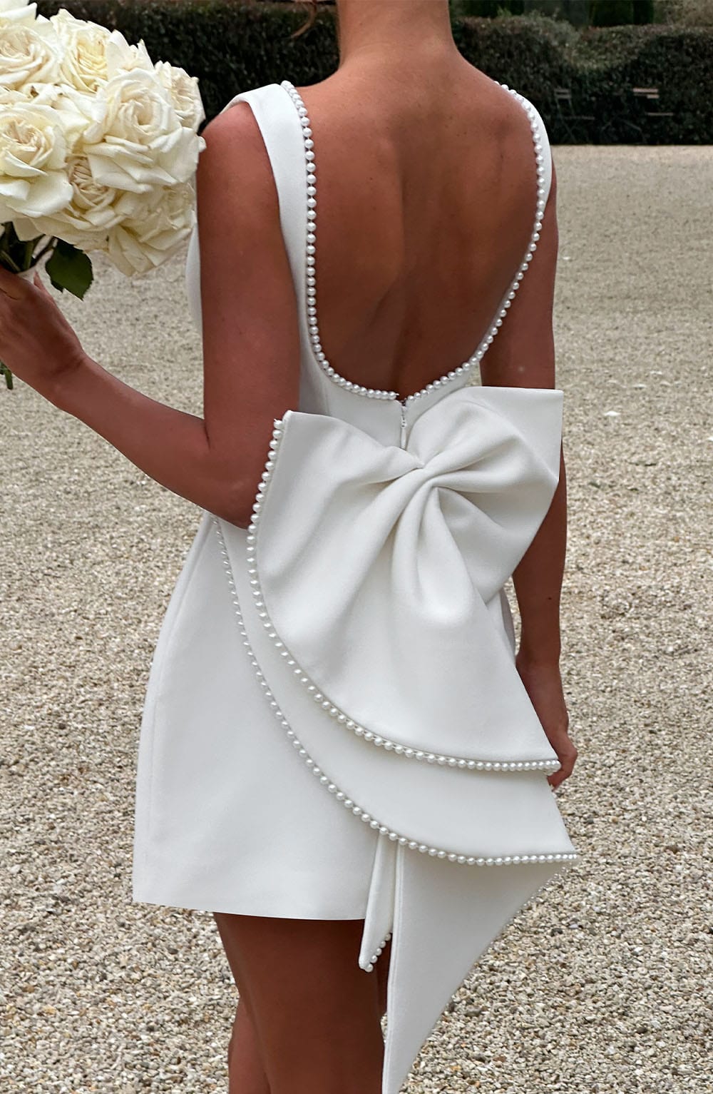 Pearline Bow-Back Mini Dress product image 12