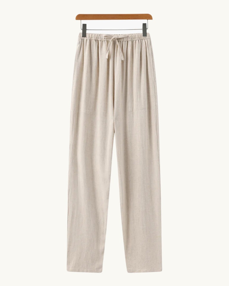 Rabat - Linen Pantalon (Slim Fit) - Varenford 1
