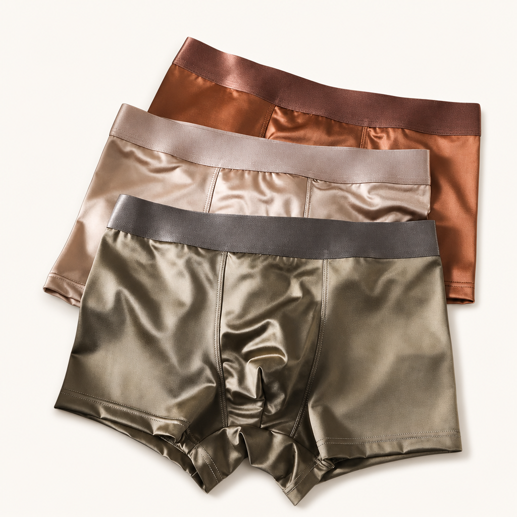 Varenford SilkySkin Invisible Boxers on Varenford cream background