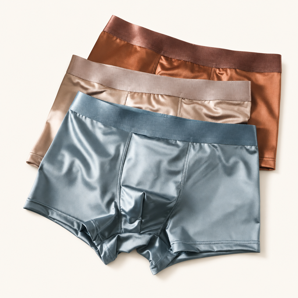 Varenford SilkySkin Invisible Boxers on Varenford cream background