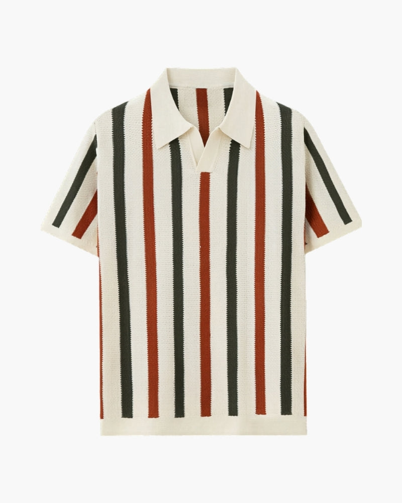 Taveren Pointelle Stripe Polo product image 1