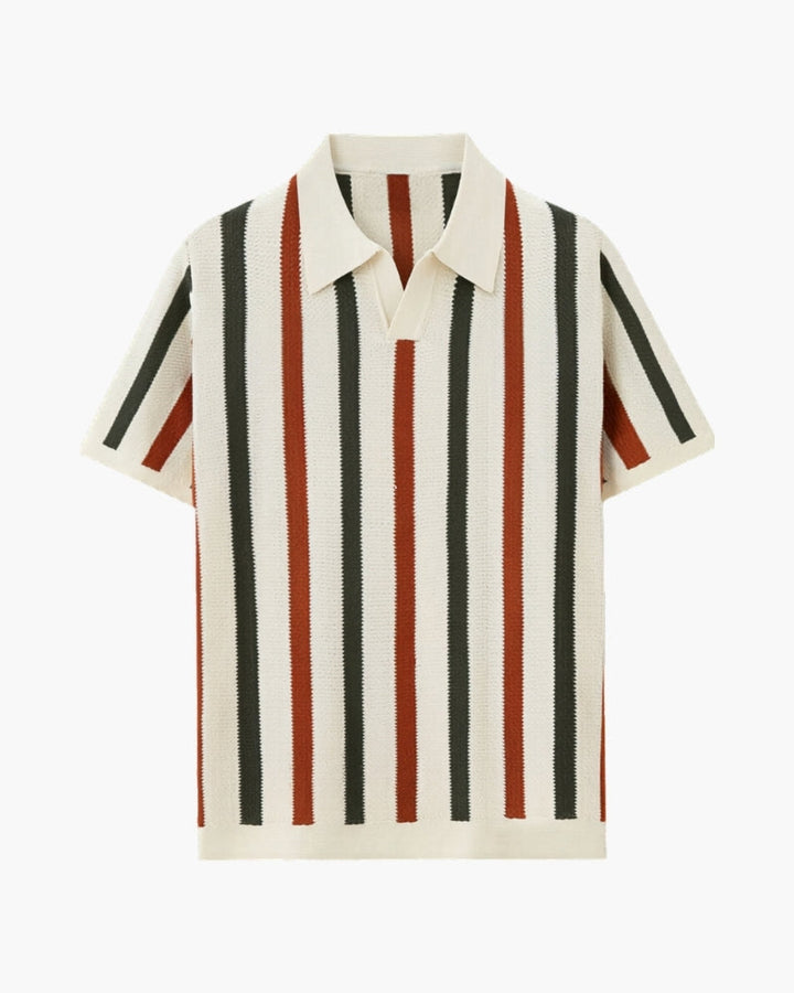 Taveren Pointelle Stripe Polo product image 1