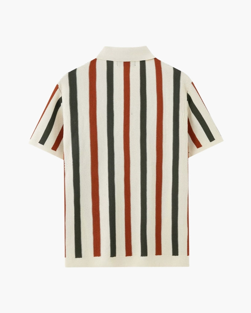 Taveren Pointelle Stripe Polo product image 4