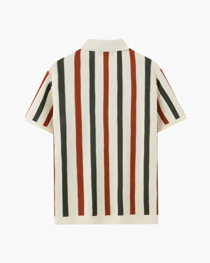 Taveren Pointelle Stripe Polo product image 4