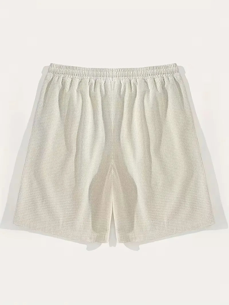 Tavren Waffle-Texture Drawstring Shorts product image 4