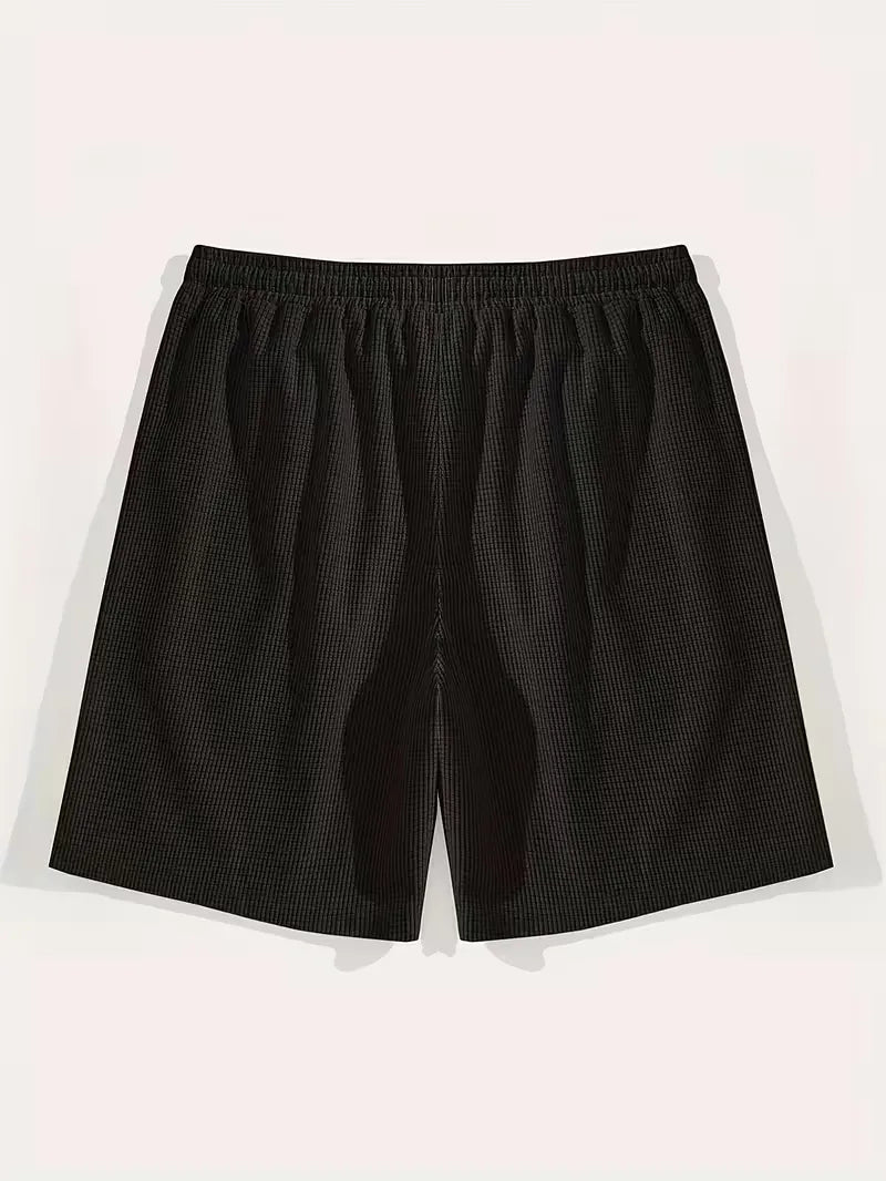 Tavren Waffle-Texture Drawstring Shorts product image 7