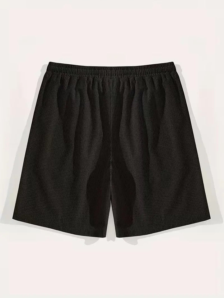Tavren Waffle-Texture Drawstring Shorts product image 7