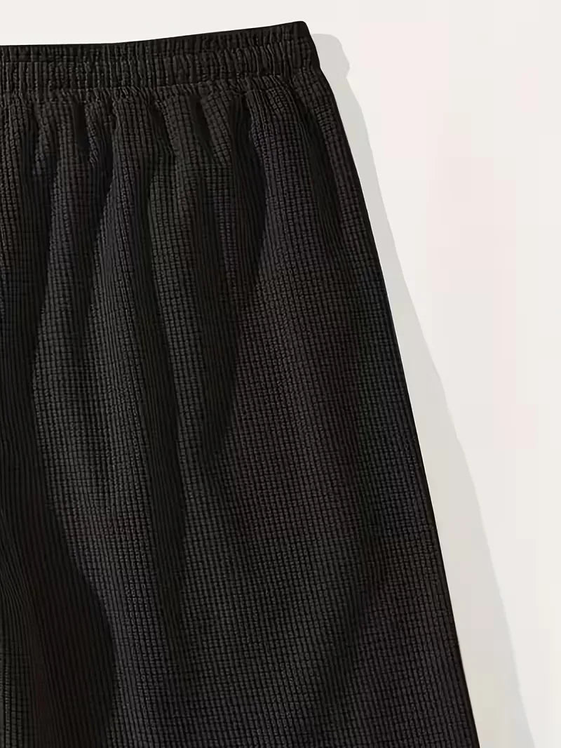 Tavren Waffle-Texture Drawstring Shorts product image 9