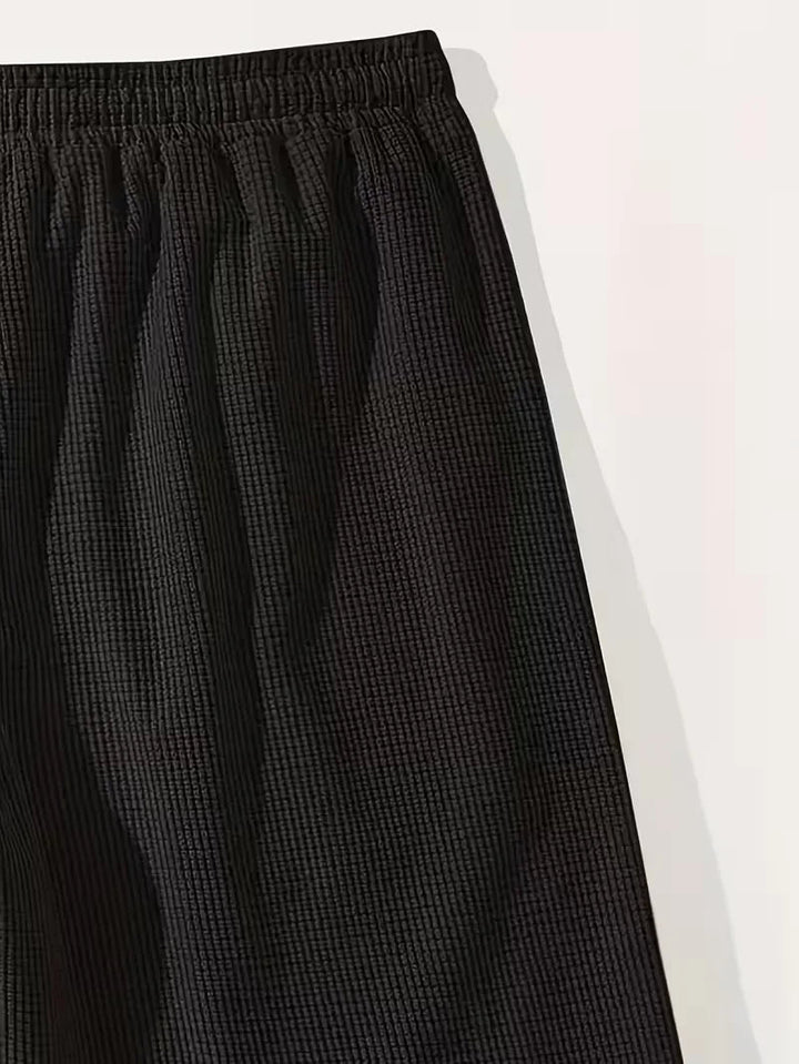Tavren Waffle-Texture Drawstring Shorts product image 9