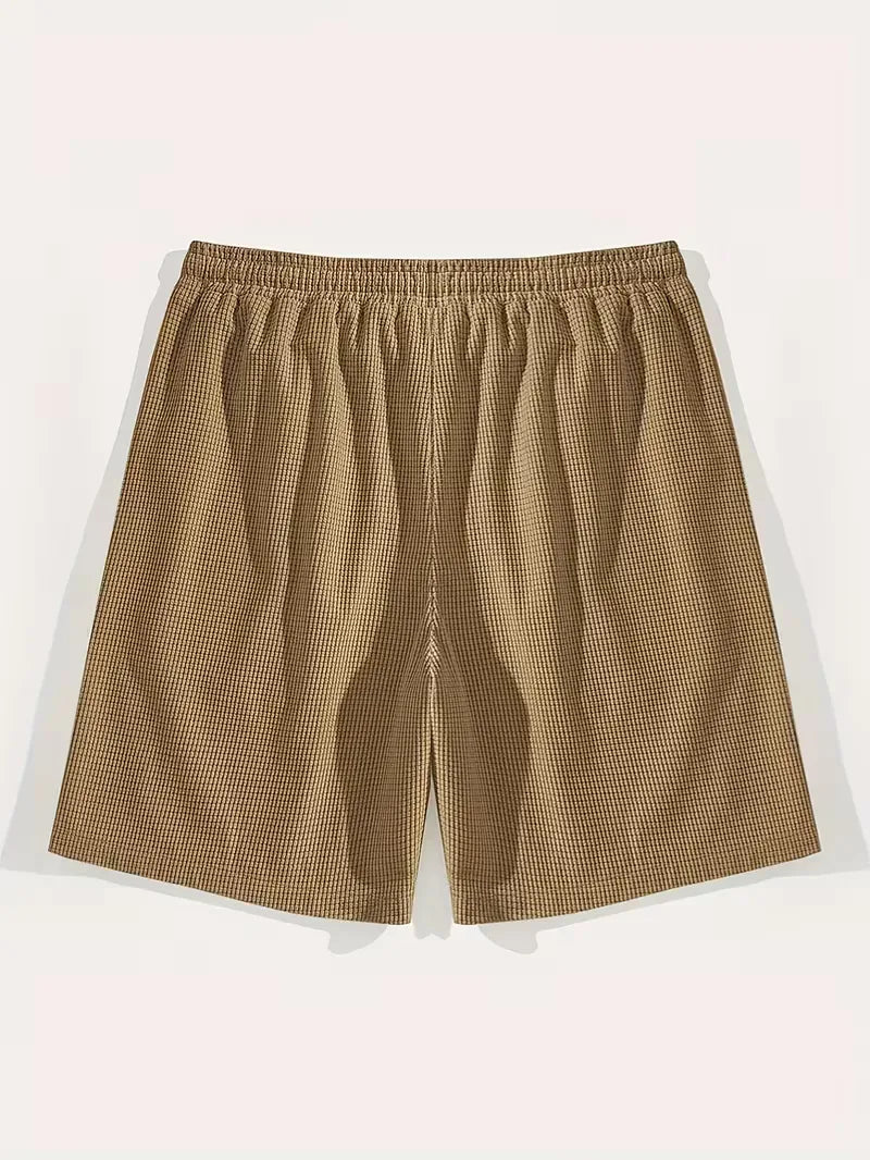Tavren Waffle-Texture Drawstring Shorts product image 11