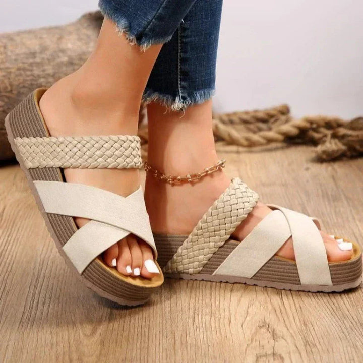 Thalia Woven Platform Sandals product image 2