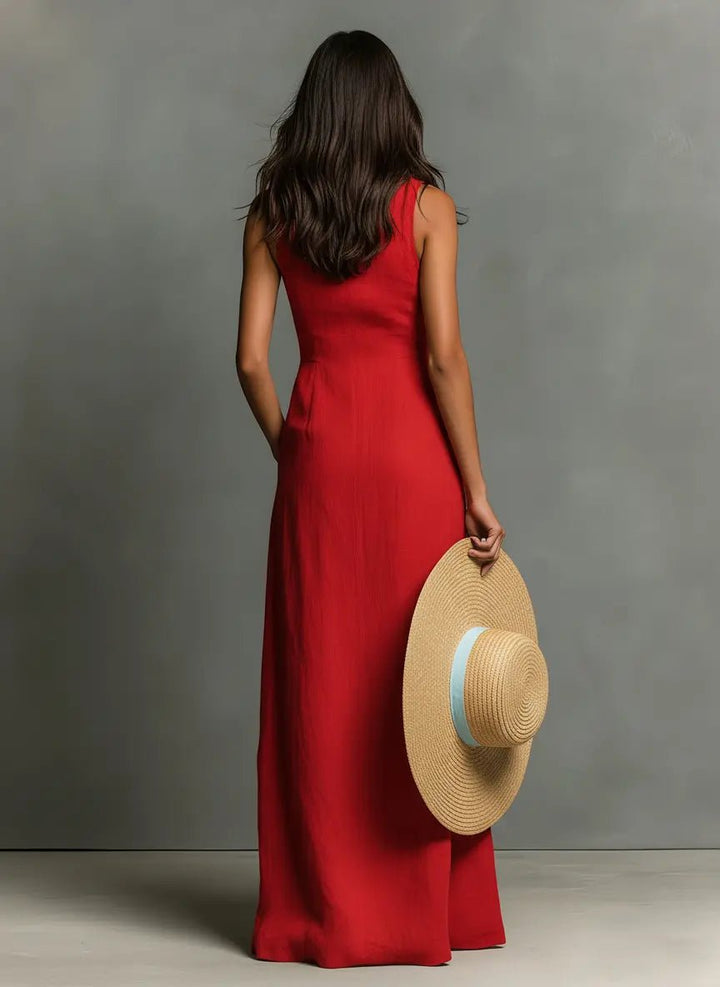 Valeria Sleeveless Maxi Shirt Dress product image 2