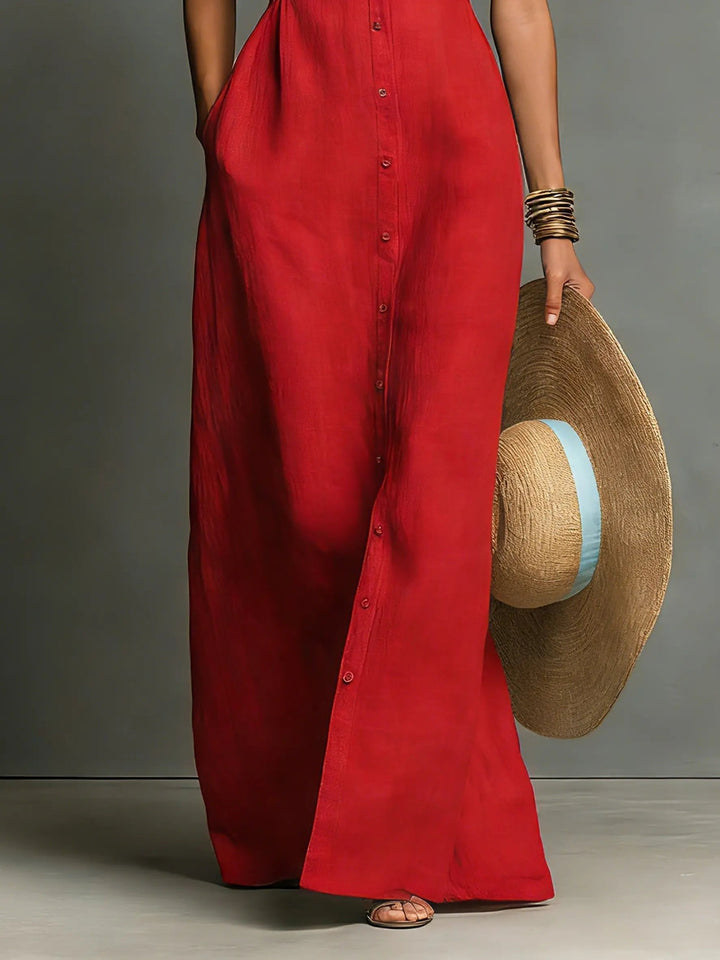 Valeria Sleeveless Maxi Shirt Dress product image 6