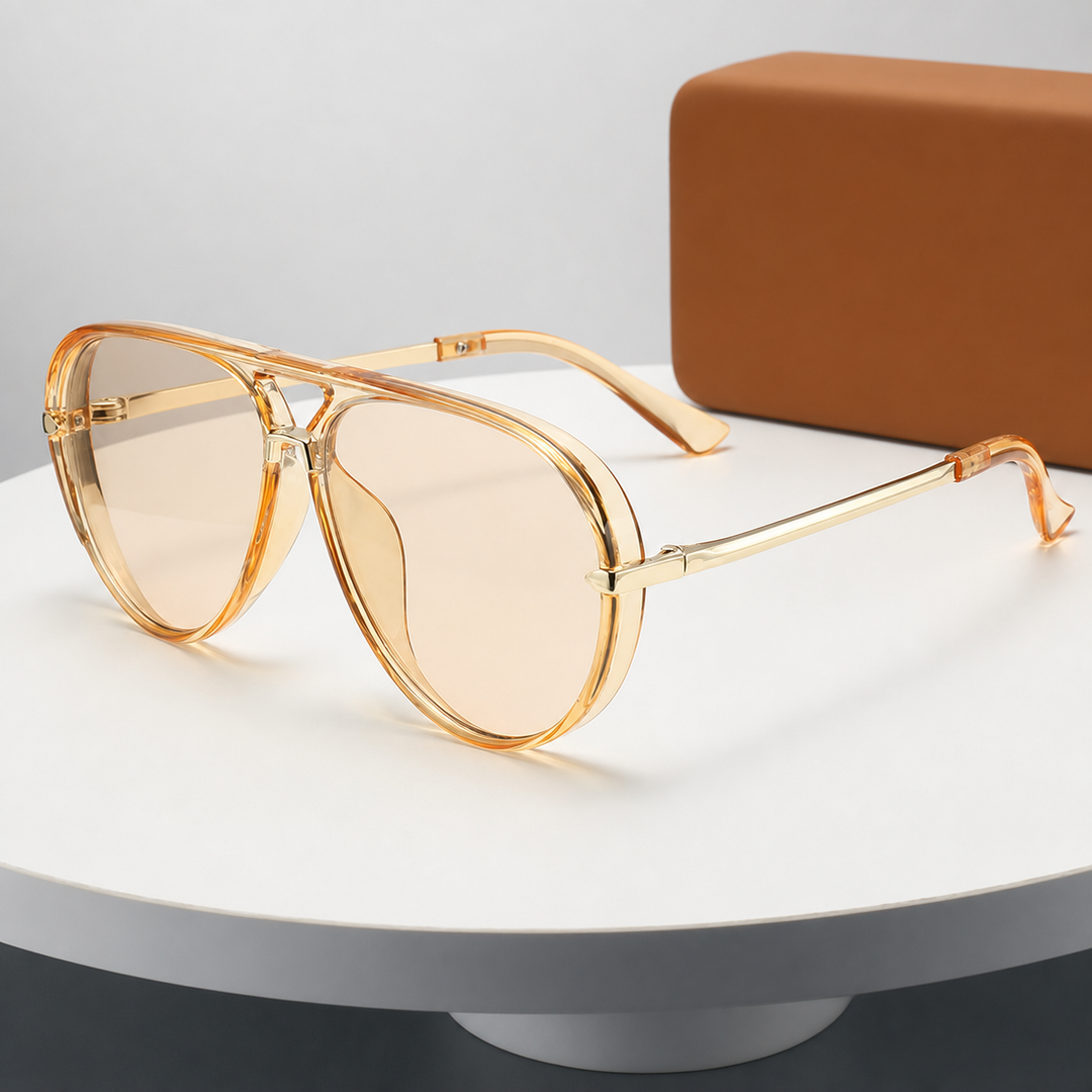 Veyran Gradient Sunglasses in Amber