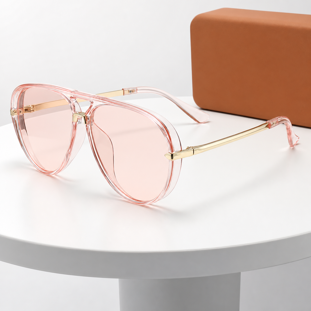 Veyran Gradient Sunglasses in Rose Pink