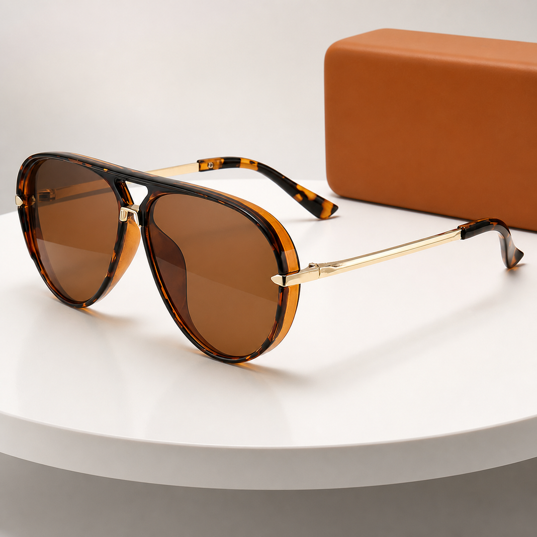 Veyran Gradient Sunglasses in Tortoise Brown